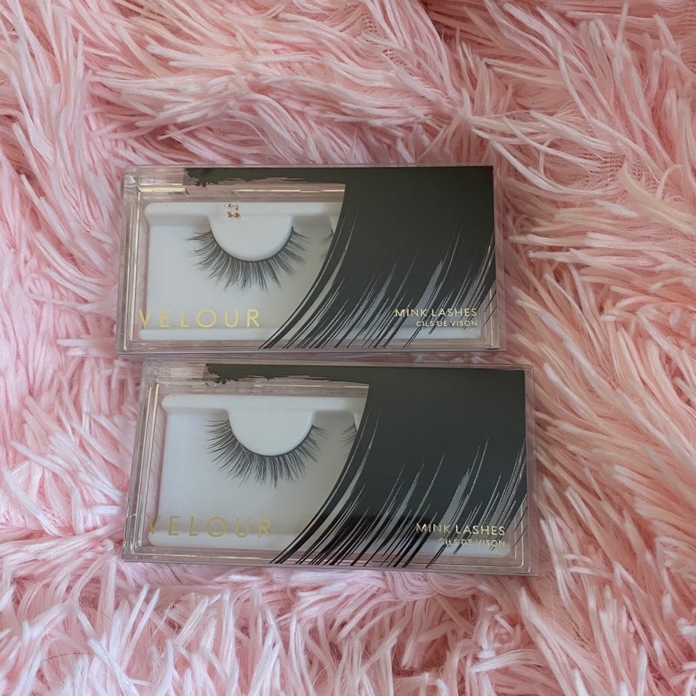 (2) Velour Lashes Mink Lashes Are Those Real?